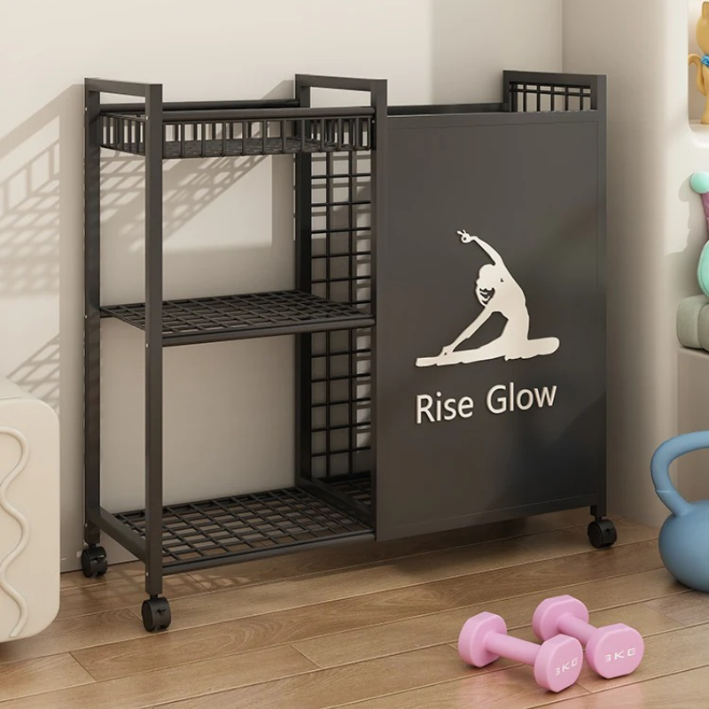 Home Gym In Garage - Carrello fitness mobile con ruote -