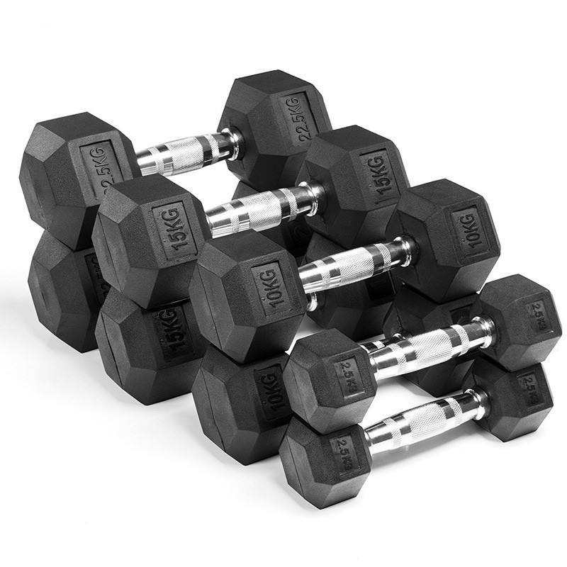 Home Gym Dumbbell Set - Set completo di manubri esagonali in