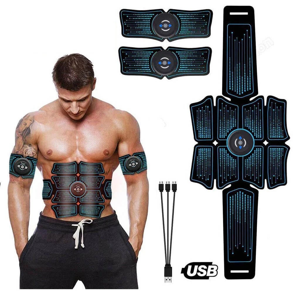 Home Gym Options - Stimolatore Muscolare Addominale EMS, Massaggiatore Elettrico