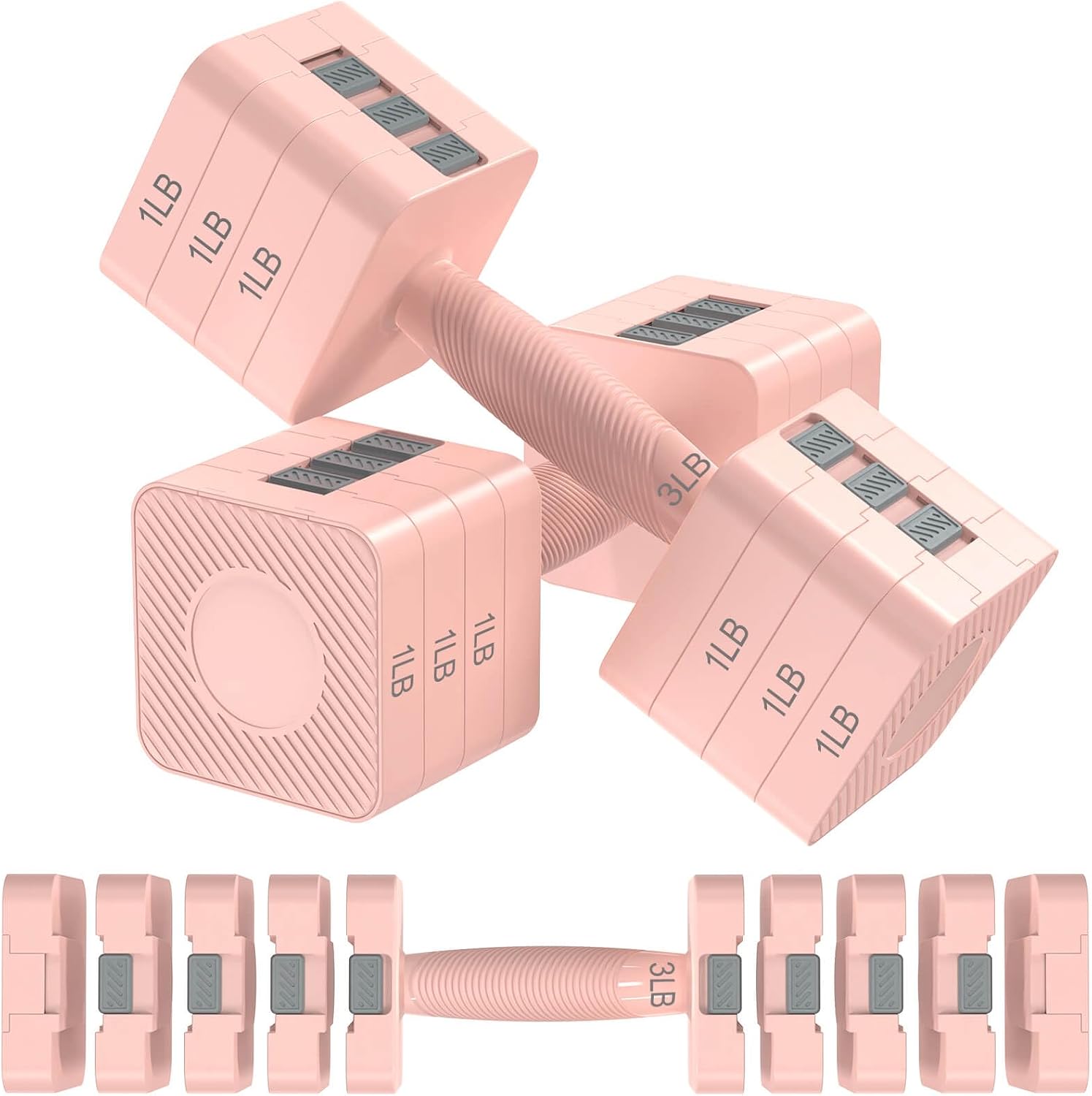 Home Gym Dumbbell Set - Set di manubri regolabili Hezeyferg per