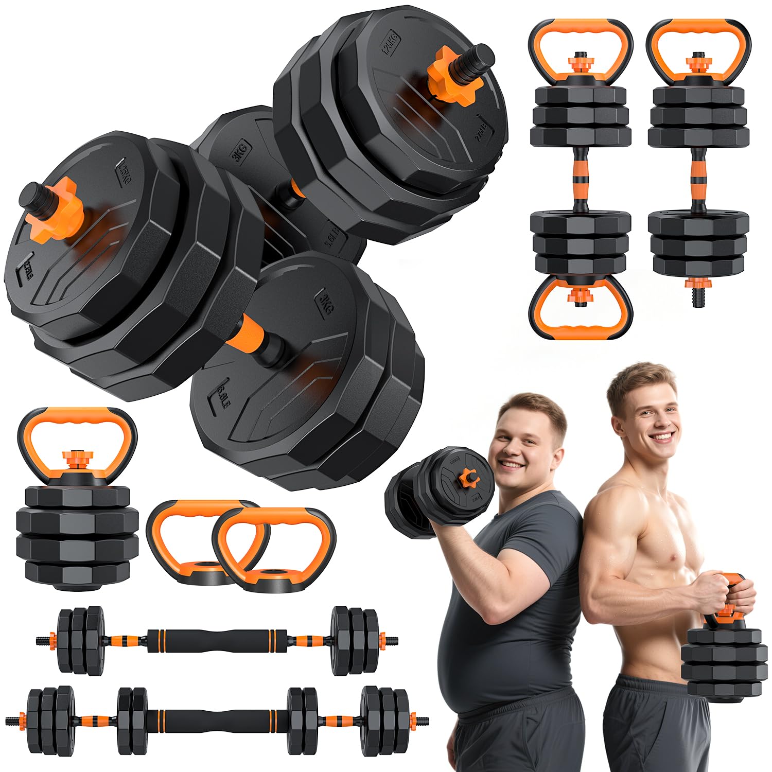 Home Gym Used - Manubrio Regolabile 5-in-1 33-88 libbre con