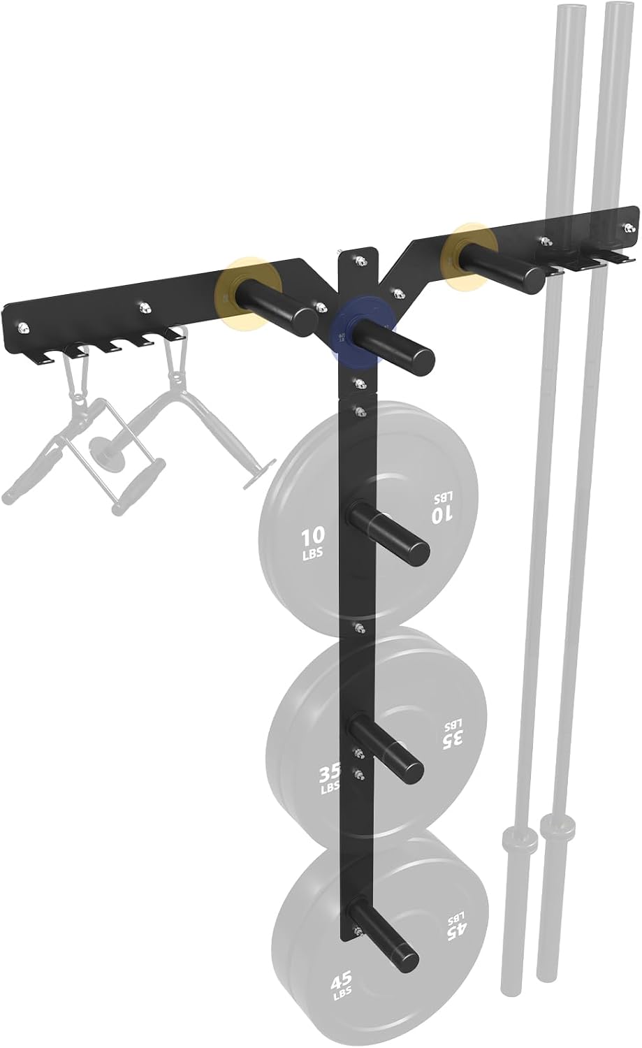 Home Gym In Garage - Porta dischi da pesi a parete,