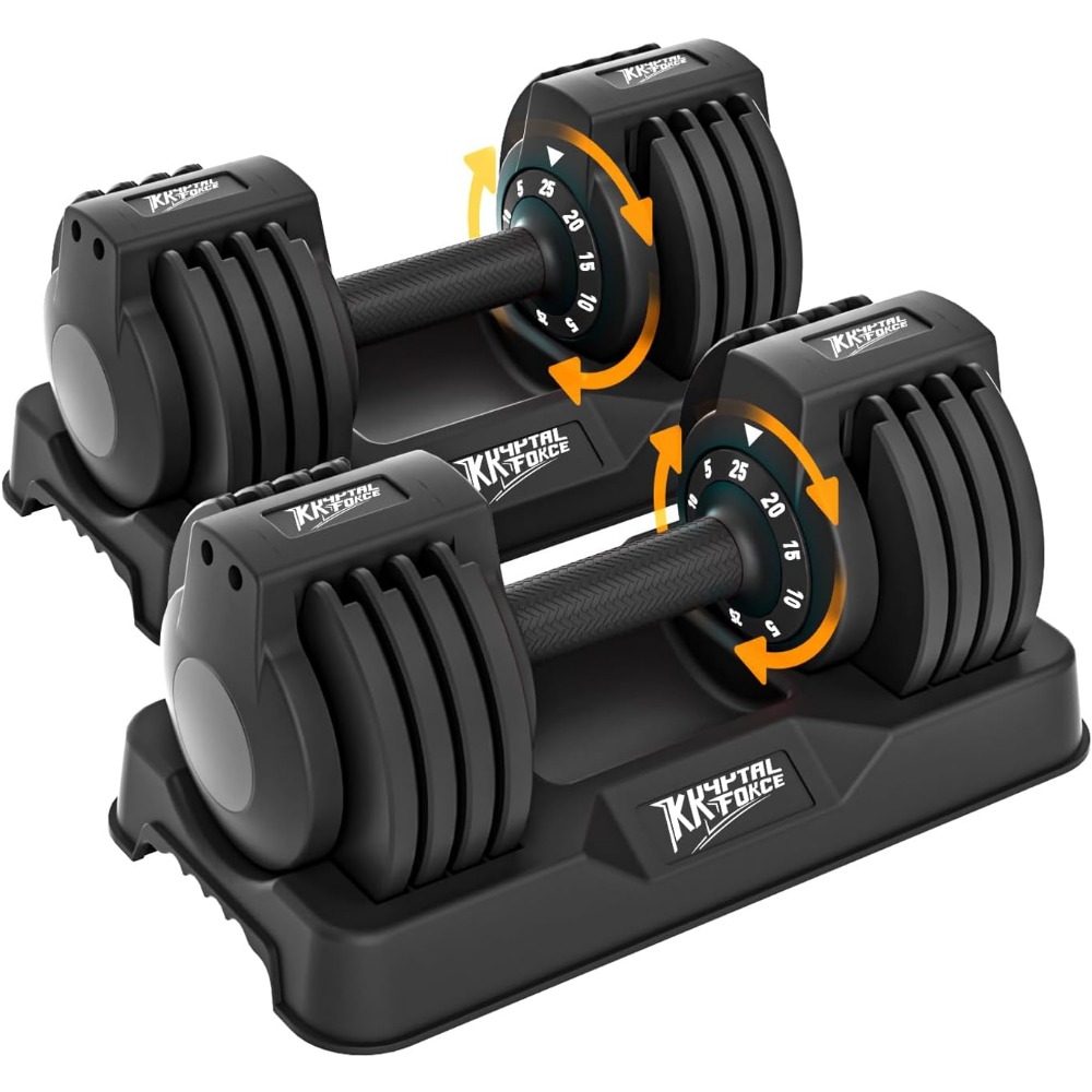 Home Gym Dumbbell Set - Set di manubri regolabili, 50 libbre