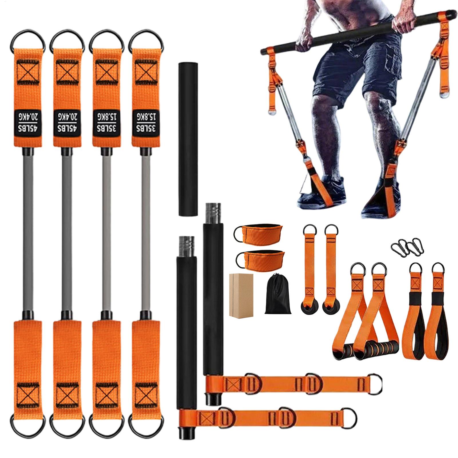Home Gym Kit For Men - Kit portatile per barra di pilates,