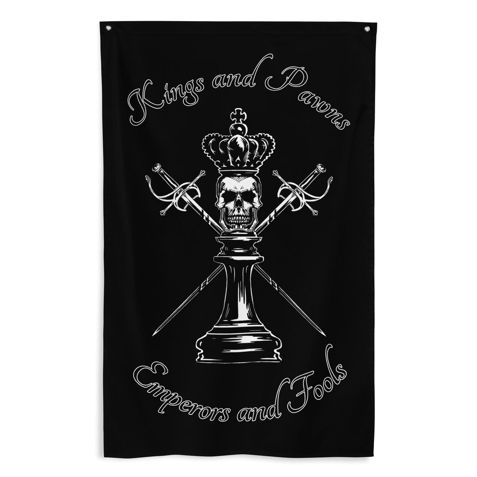 Home Gym In Garage - Bandiera da Palestra Kings and Pawns,