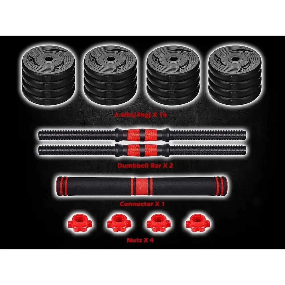 Set di manubri regolabili da 8 - Home Gym Dumbbell Set recensione e prezzo