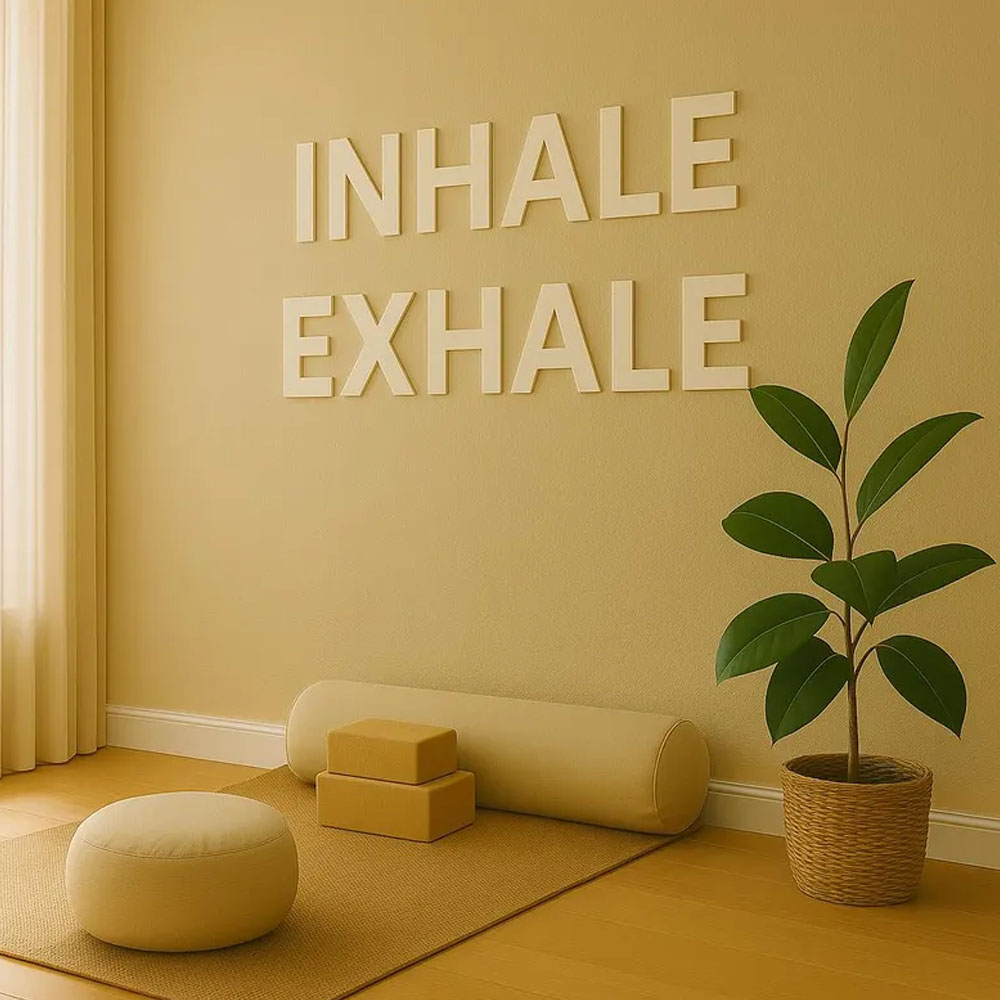 Insegna da Parete 'INHALE EXHA - Home Gym Yoga Room recensione e prezzo