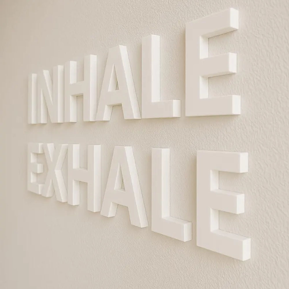 Insegna da Parete 'INHALE EXHA - Home Gym Yoga Room recensione e prezzo