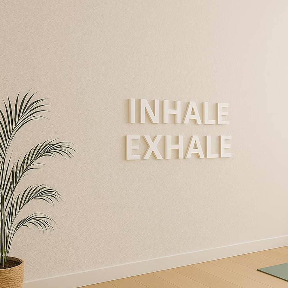 Insegna da Parete 'INHALE EXHA - Home Gym Yoga Room recensione e prezzo