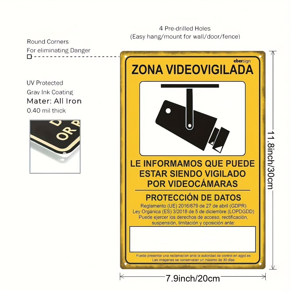 1 targa in metallo con scritta - Home Gym Yellow recensione e prezzo