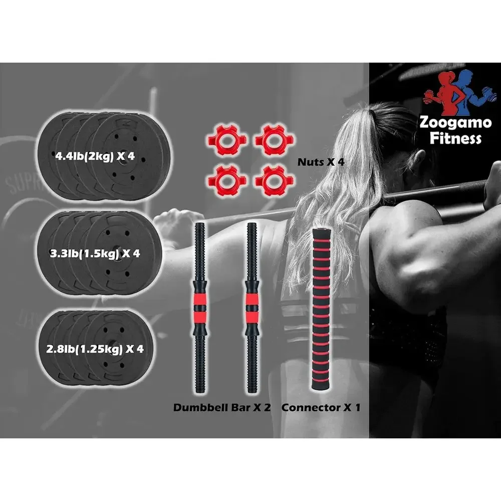 Set di manubri regolabili da 4 - Home Gym Dumbbell Set recensione e prezzo