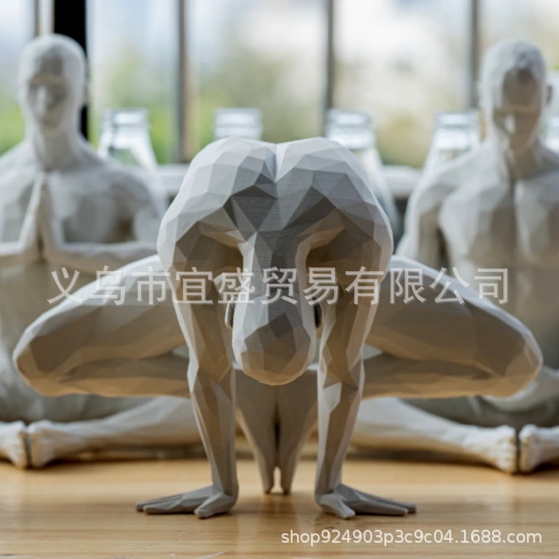 Yoga Man Figurine Minimalista  - Home Gym Yoga Room recensione e prezzo