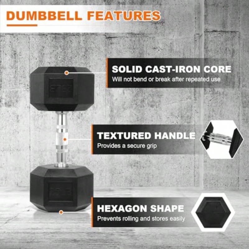 Manubri con rivestimento in go - Home Gym Dumbbell Set recensione e prezzo