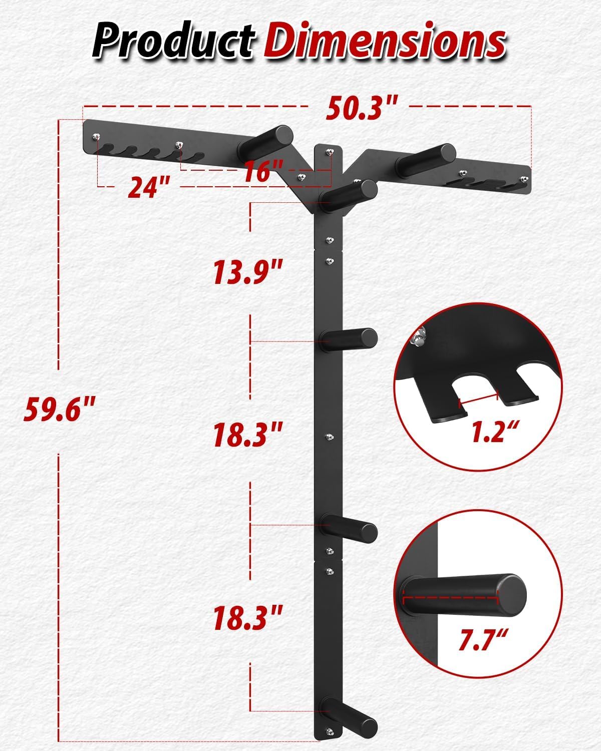 Porta dischi da pesi a parete, - Home Gym In Garage recensione e prezzo
