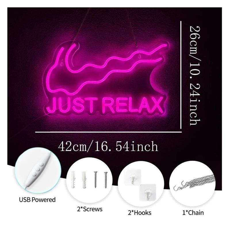 Insegna Luminosa al Neon 'Just - Home Gym Yoga Room recensione e prezzo
