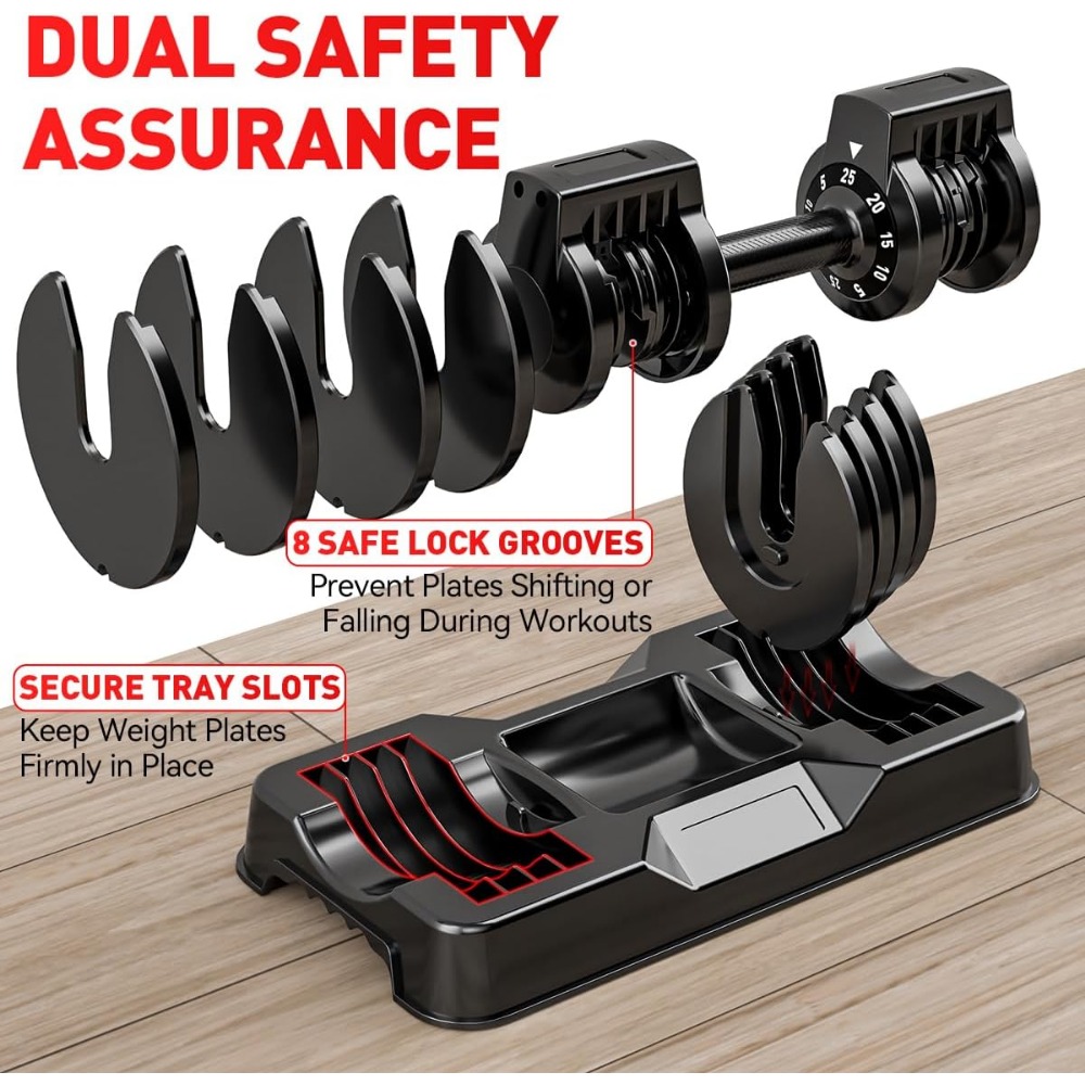 Set di manubri regolabili, 50  - Home Gym Dumbbell Set recensione e prezzo