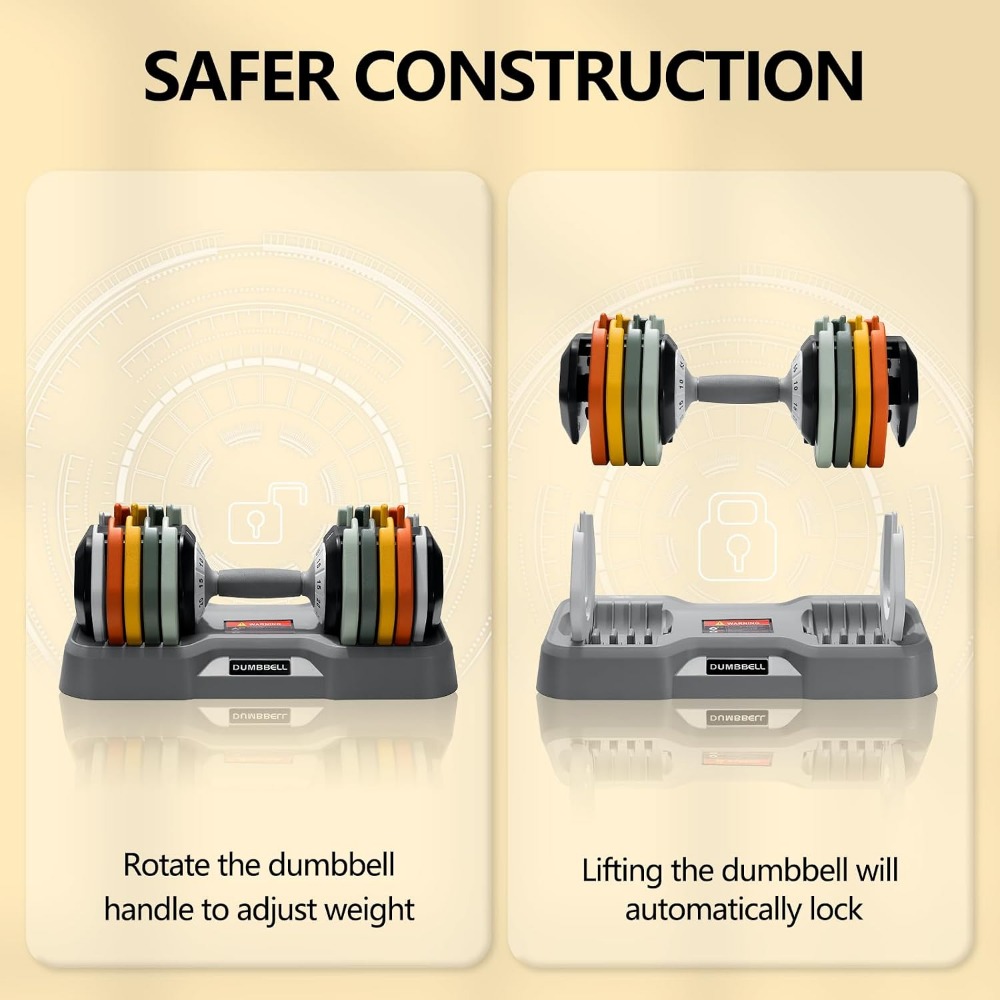 Set di Manubri Regolabili - 25 - Home Gym Dumbbell Set recensione e prezzo