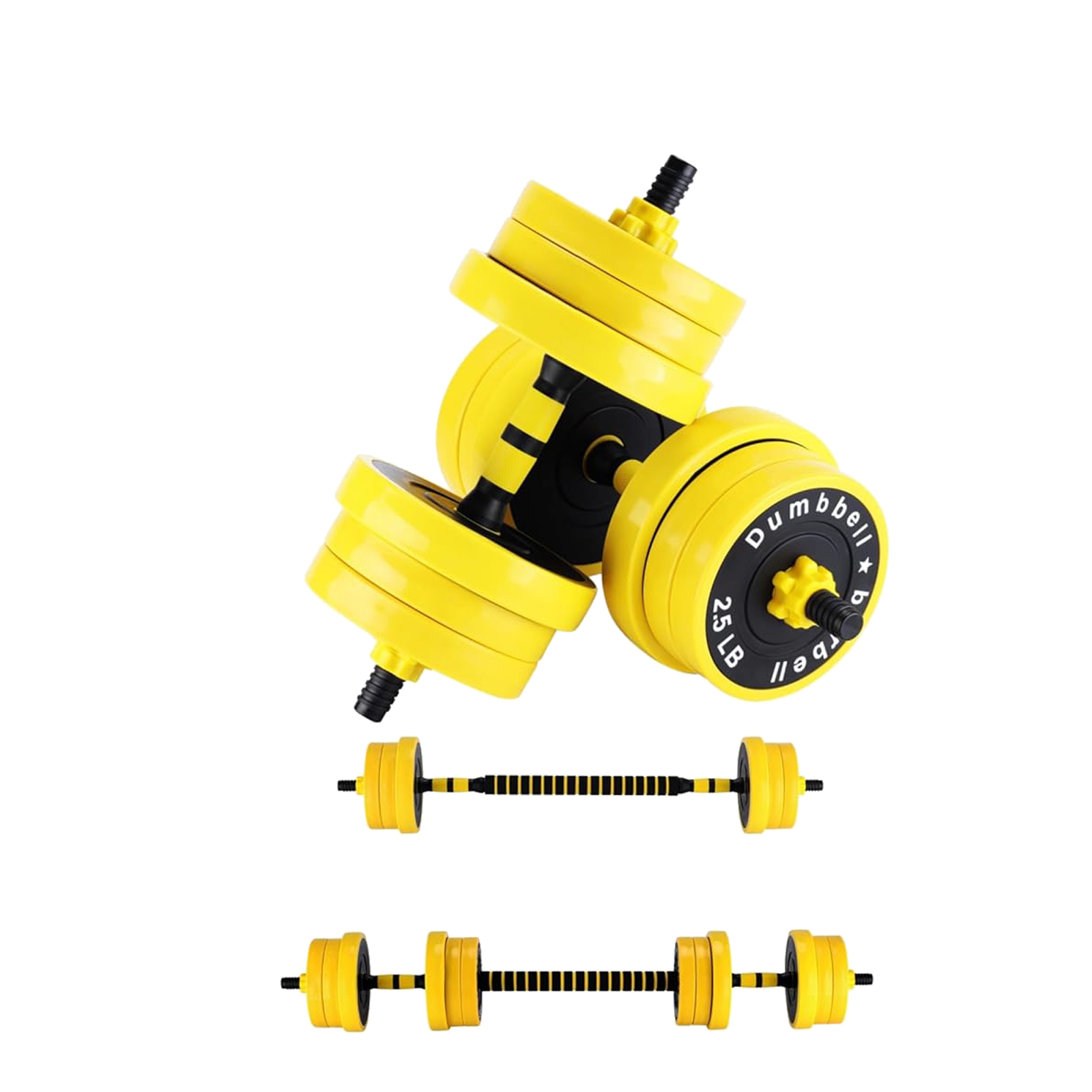 Set di Pesi Regolabili per Pal - Home Gym Yellow recensione e prezzo