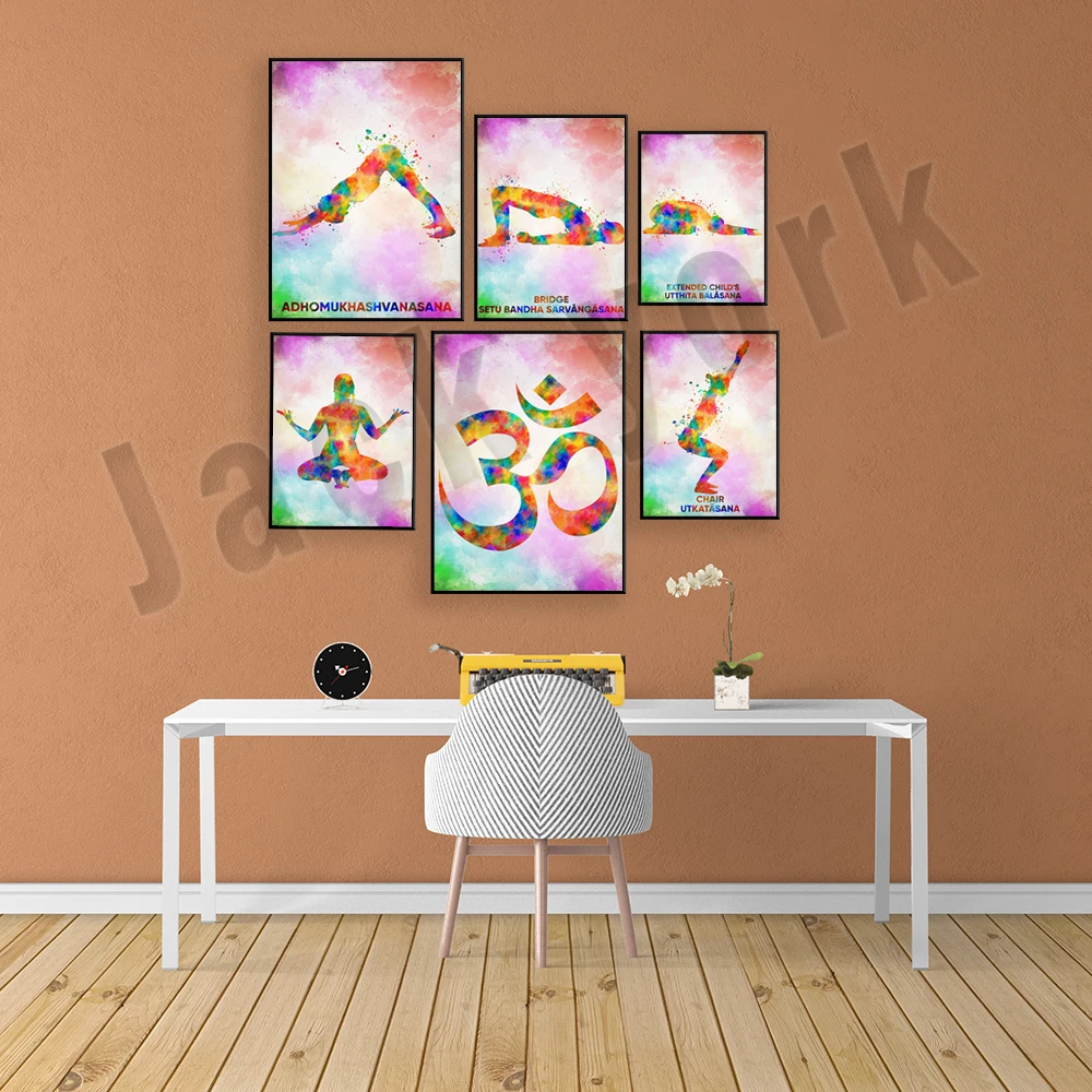 Yoga Ashtanga Pose Poster Alle - Home Gym York recensione e prezzo
